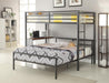 Fisher Twin Workstation Loft Bed Gunmetal - Furniture Stars (Chicago, IL)