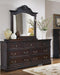 Cambridge Carved Dresser Mirror Cappuccino - Furniture Stars (Chicago, IL)