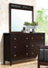 Carlton 6-drawer Rectangular Dresser Cappuccino - Furniture Stars (Chicago, IL)