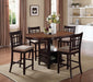 Lavon Lattice Back Counter Stools Tan and Espresso (Set of 2) - Furniture Stars (Chicago, IL)