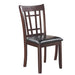 Lavon Padded Dining Side Chairs Espresso and Black (Set of 2) - Furniture Stars (Chicago, IL)