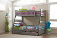 Ashton Twin Over Full Bunk 2-drawer Bed Grey - Furniture Stars (Chicago, IL)