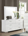 Felicity 6-drawer Dresser Glossy White - Furniture Stars (Chicago, IL)