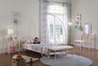 Massi Twin Canopy Bed Powder Pink - Furniture Stars (Chicago, IL)