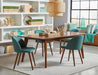 Malone Rectangular Dining Table Dark Walnut - Furniture Stars (Chicago, IL)
