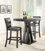 Alberton Upholstered Bar Stools Black and Cappuccino (Set of 2) - Furniture Stars (Chicago, IL)