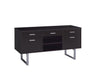 Lawtey 5-drawer Credenza with Adjustable Shelf Cappuccino - Furniture Stars (Chicago, IL)
