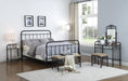 Livingston Queen Panel Metal Bed Dark Bronze - Furniture Stars (Chicago, IL)