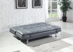 Dilleston Tufted Back Upholstered Sofa Bed Grey - Furniture Stars (Chicago, IL)