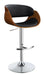 Dana Adjustable Bar Stool Black and Chrome - Furniture Stars (Chicago, IL)