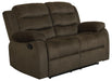 Rodman Pillow Top Arm Motion Loveseat Olive Brown - Furniture Stars (Chicago, IL)