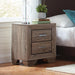 Kauffman 2-drawer Nightstand Washed Taupe - Furniture Stars (Chicago, IL)