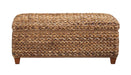 Laughton Hand-Woven Banana Leaf Storage Trunk Amber - Furniture Stars (Chicago, IL)