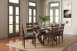 Alston X-shaped Dining Table Knotty Nutmeg - Furniture Stars (Chicago, IL)