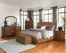Laughton Hand-Woven Banana Leaf Eastern King Bed Amber - Furniture Stars (Chicago, IL)