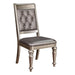 Bling Game Open Back Side Chairs Metallic (Set of 2) - Furniture Stars (Chicago, IL)