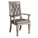 Bling Game Open Back Arm Chairs Metallic (Set of 2) - Furniture Stars (Chicago, IL)