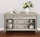 Bling Game 5-drawer Dining Server Metallic Platinum - Furniture Stars (Chicago, IL)