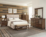 Devon Tufted Upholstered Queen Bed Beige - Furniture Stars (Chicago, IL)