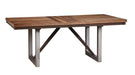Spring Creek Dining Table with Extension Leaf Natural Walnut - Furniture Stars (Chicago, IL)