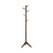 Devlin Coat Rack with 6 Hooks Walnut - Furniture Stars (Chicago, IL)
