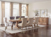 Florence Double Pedestal Dining Table Rustic Smoke - Furniture Stars (Chicago, IL)