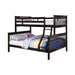 Chapman Twin Over Full Bunk Bed Black - Furniture Stars (Chicago, IL)