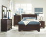 Kauffman California King Panel Bed Dark Cocoa - Furniture Stars (Chicago, IL)
