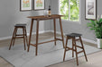 Finnick Rectangular Bar Table Walnut - Furniture Stars (Chicago, IL)