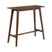 Finnick Rectangular Bar Table Walnut - Furniture Stars (Chicago, IL)