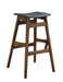 Finnick Tapered Legs Bar Stools Dark Grey and Walnut (Set of 2) - Furniture Stars (Chicago, IL)