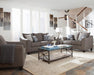 Salizar Flared Arm Chair Grey - Furniture Stars (Chicago, IL)