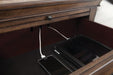 Franco 2-drawer Nightstand with Pull Out Tray Burnished Oak - Furniture Stars (Chicago, IL)