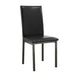 Garza Upholstered Dining Chairs Black (Set of 2) - Furniture Stars (Chicago, IL)