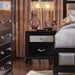 Barzini 2-drawer Rectangular Nightstand Black - Furniture Stars (Chicago, IL)