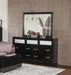 Barzini Rectangular Dresser Mirror Black - Furniture Stars (Chicago, IL)