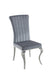 Betty Upholstered Side Chairs Grey and Chrome (Set of 4) - Furniture Stars (Chicago, IL)