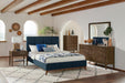Charity Full Upholstered Bed Blue - Furniture Stars (Chicago, IL)