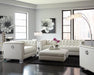 Chaviano Upholstered Ottoman Pearl White - Furniture Stars (Chicago, IL)