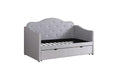 Elmore Upholstered Twin Daybed with Trundle Pearlescent Grey - Furniture Stars (Chicago, IL)