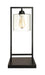 Shoto Glass Shade Table Lamp Black - Furniture Stars (Chicago, IL)