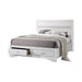Miranda Queen 2-drawer Storage Bed White - Furniture Stars (Chicago, IL)