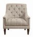 Avonlea Sloped Arm Upholstered Chair Grey - Furniture Stars (Chicago, IL)