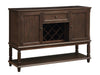 Parkins Server with Lower Shelf Rustic Espresso - Furniture Stars (Chicago, IL)