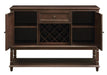 Parkins Server with Lower Shelf Rustic Espresso - Furniture Stars (Chicago, IL)