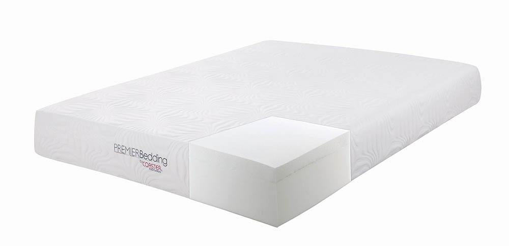 Key Full Memory Foam Mattress White - Furniture Stars (Chicago, IL)
