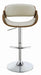 Dana Adjustable Bar Stool Ecru and Chrome - Furniture Stars (Chicago, IL)