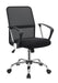 Gerta Office Chair with Mesh Backrest Black and Chrome - Furniture Stars (Chicago, IL)