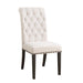 Alana Upholstered Side Chairs Beige and Smokey Black (Set of 2) - Furniture Stars (Chicago, IL)