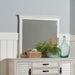 Franco Rectangular Dresser Mirror Antique White - Furniture Stars (Chicago, IL)